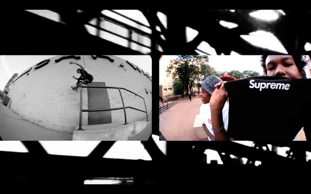 MAD POP: A screen grab from Supreme's "cherry" trailer by William Strobeck.